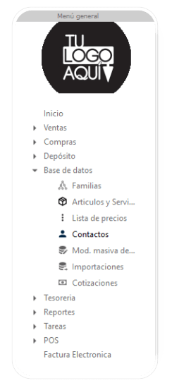 Menu lateral